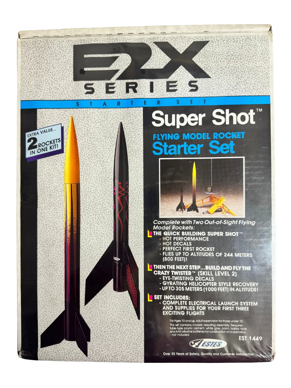 Buy Estes Super Shot Flying Model Rocket Starter Set - #1449